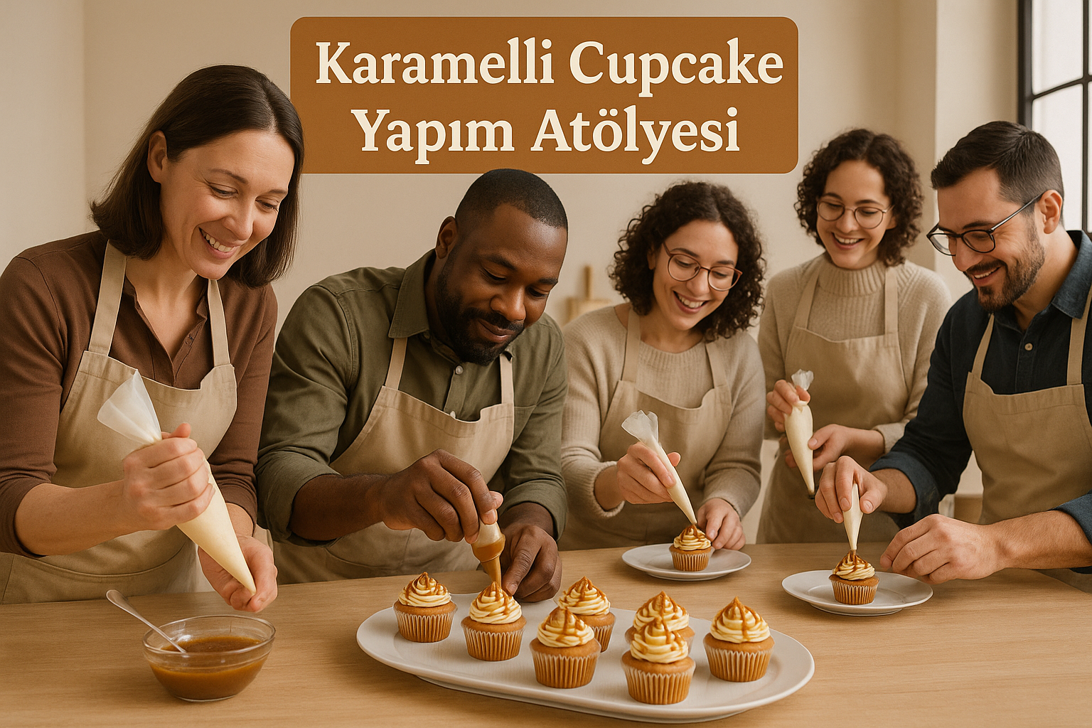 Karamelli Cupcake Yapım Atölyesi