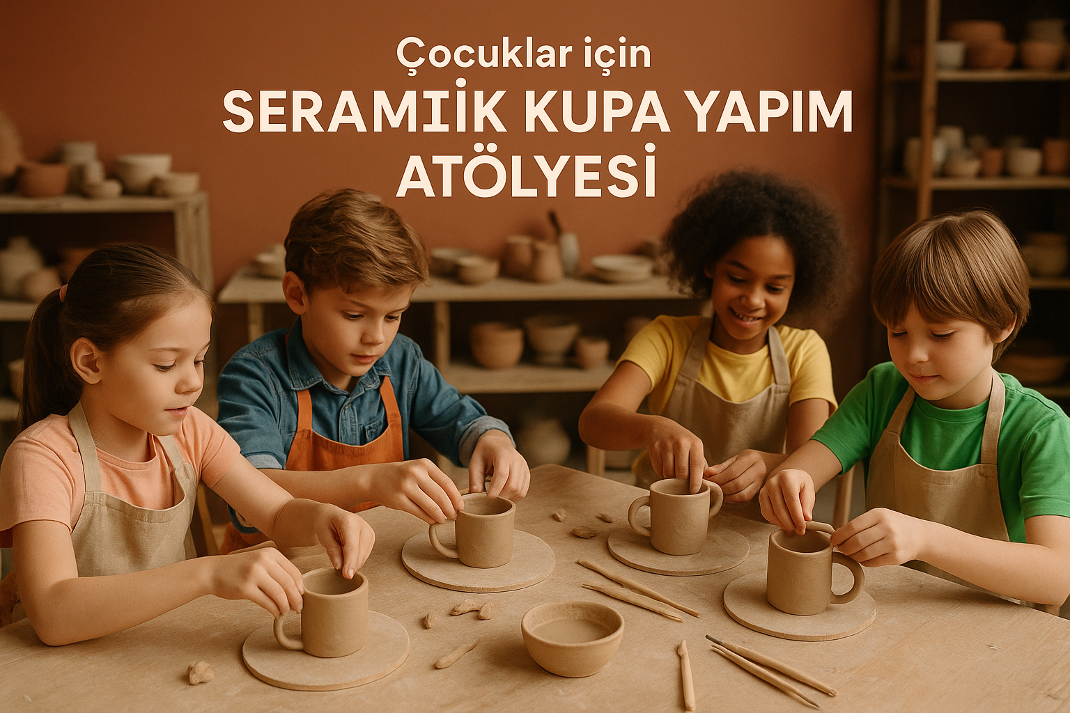 Çocuklar için Seramik Atölyesi
