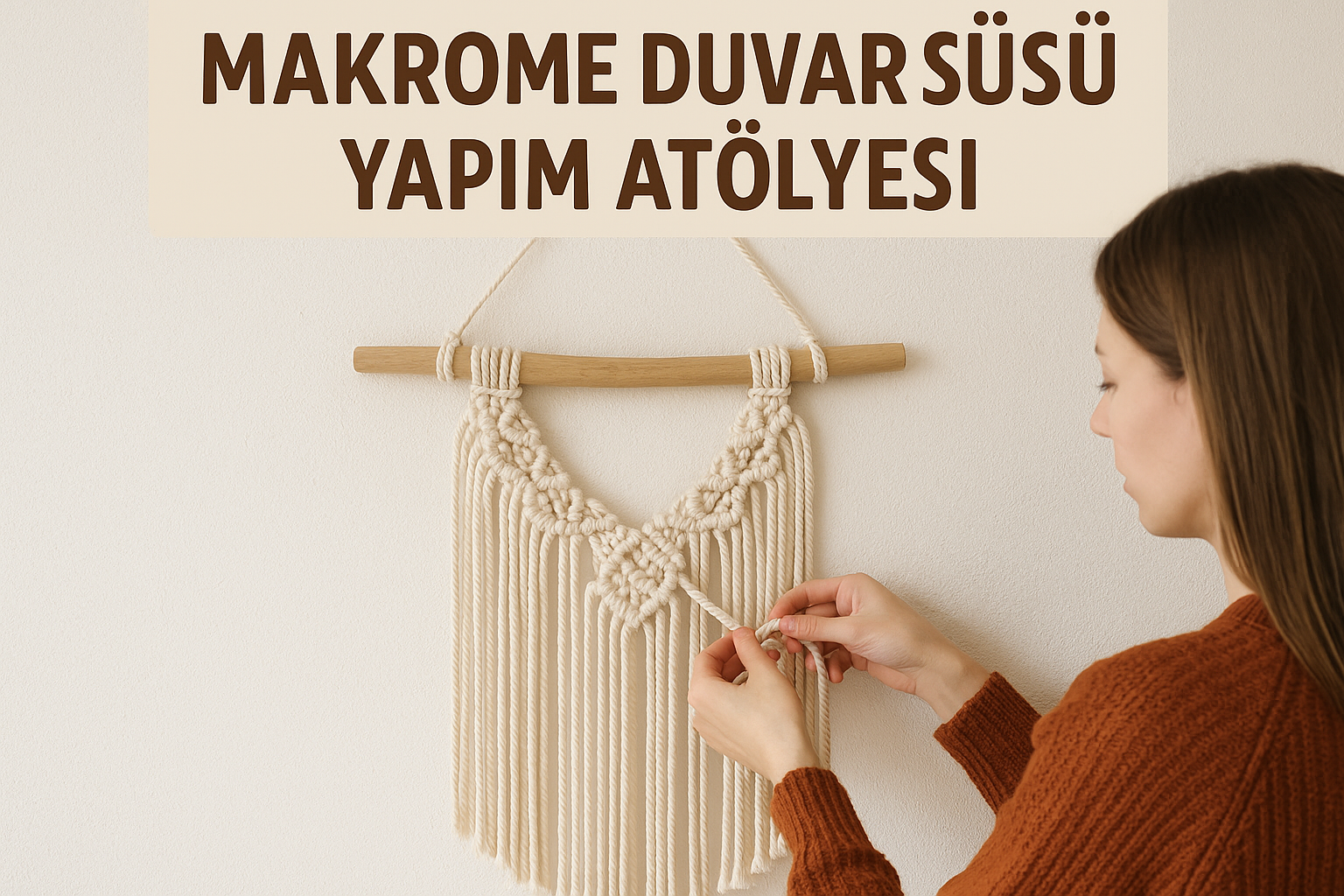 Makrome Duvar Süsü Yapım Atölyesi